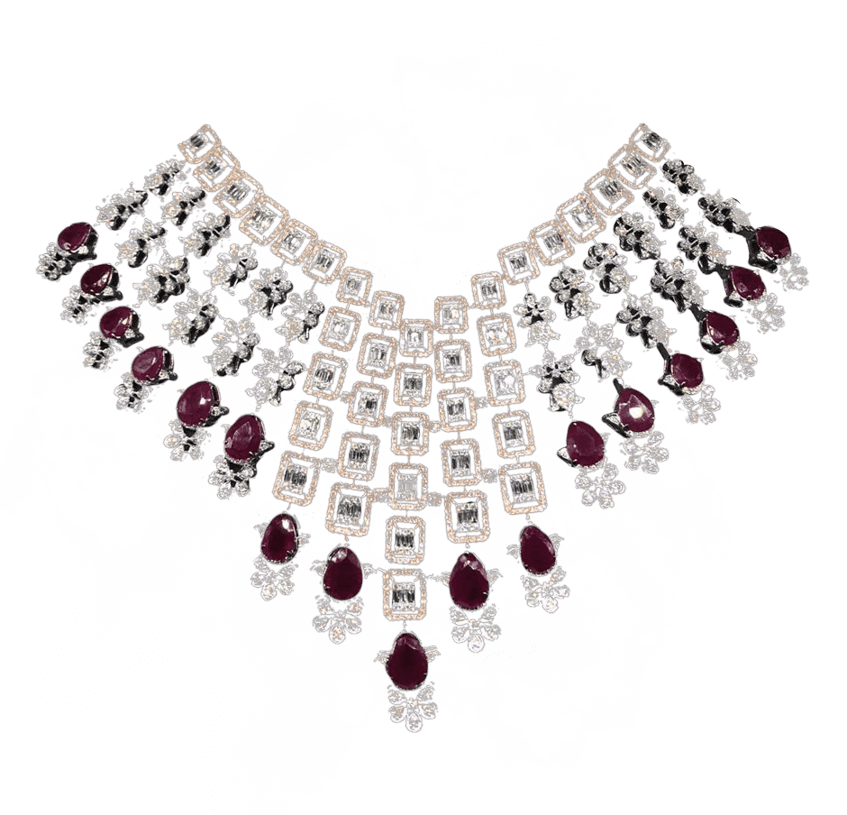 Fine jewellery on display at Zak Jewels Expo