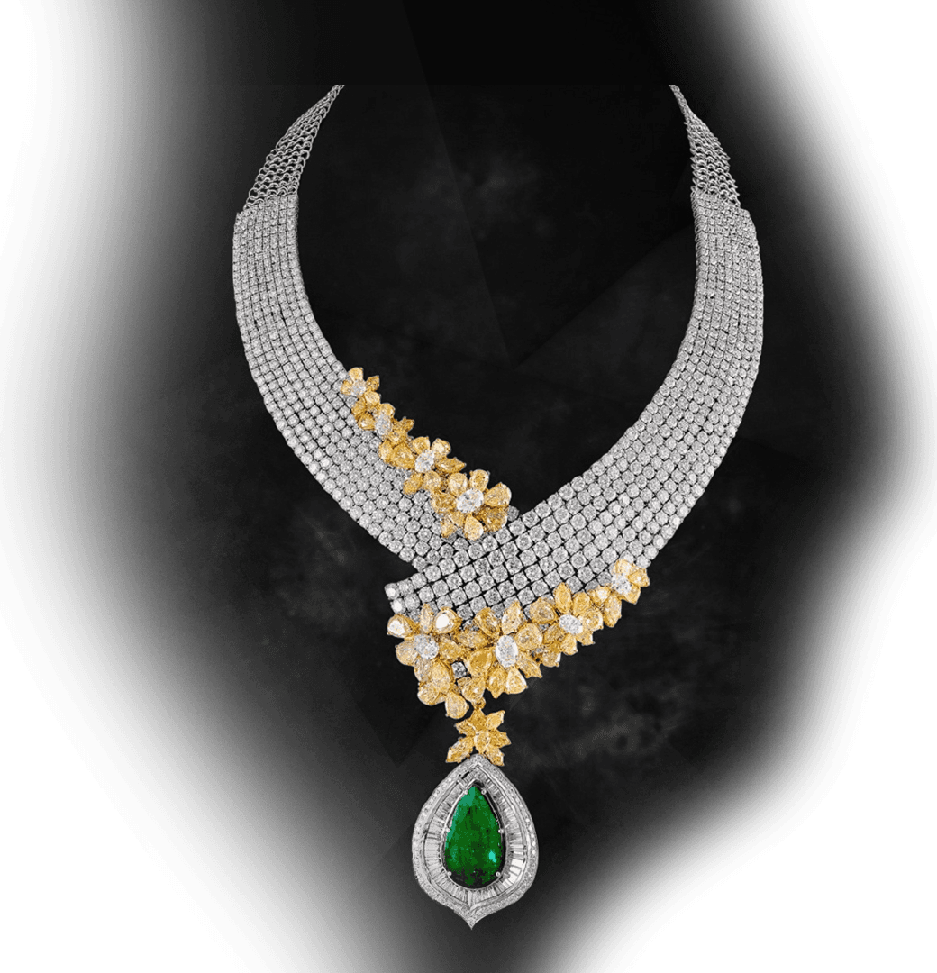 Fine jewellery on display at Zak Jewels Expo
